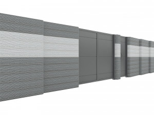 craft fence - columnar 3D Model