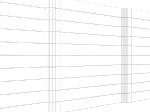 craft fence - columnar 3D Model