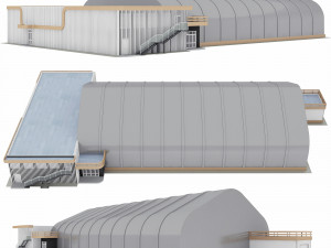 frame - awning hangar and ahb 3D Model
