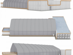 frame - awning hangar and ahb 3D Model