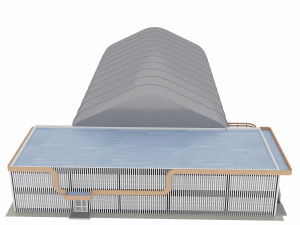 frame - awning hangar and ahb 3D Model