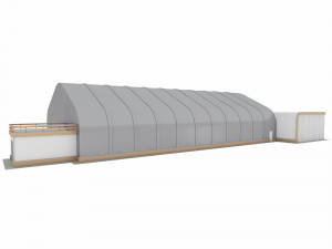 frame - awning hangar and ahb 3D Model