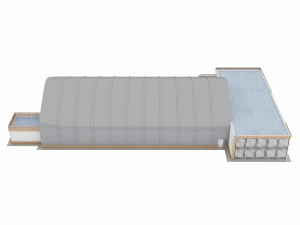 frame - awning hangar and ahb 3D Model