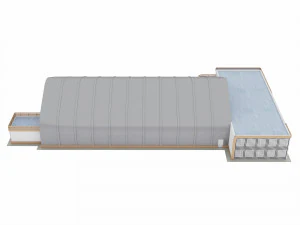 frame - awning hangar and ahb 3D Model