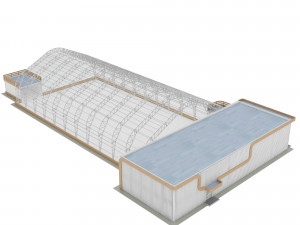 frame - awning hangar and ahb 3D Model