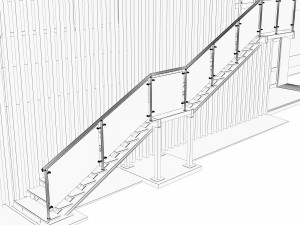 frame - awning hangar and ahb 3D Model