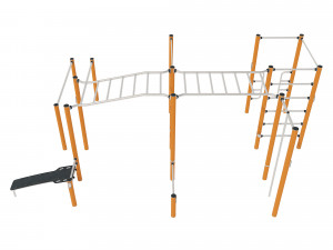 Street Workout - COMBI 5 3D 模型