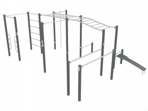 Street Workout - COMBI 5 3D 模型