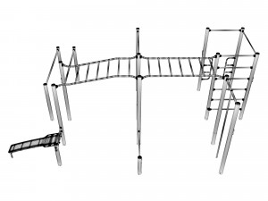 Street Workout - COMBI 5 3D 模型