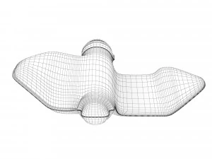 Antipersonnel High Explosive Mine Petal 3D Model