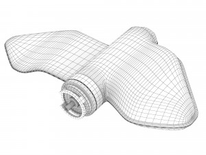 Antipersonnel High Explosive Mine Petal Modelo 3D
