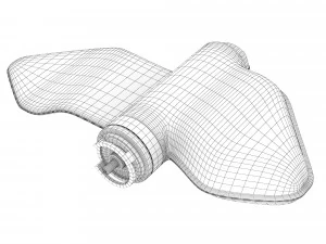 Antipersonnel High Explosive Mine Petal 3D Model