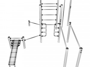 Street Workout - COMBI 4 Modelo 3D