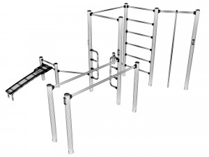 Street Workout - COMBI 4 Modelo 3D