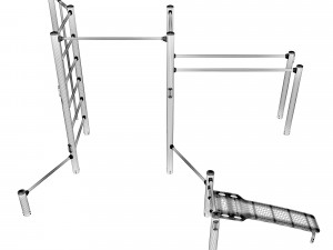 Street Workout - COMBI 4 Modelo 3D