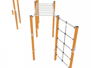 Street Workout - COMBI 3 Modelo 3D