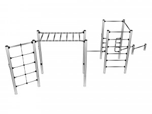 Street Workout - COMBI 3 Modelo 3D