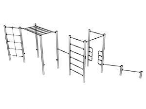 Street Workout - COMBI 3 Modelo 3D