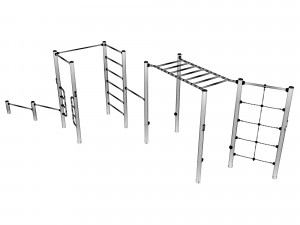 Street Workout - COMBI 3 Modelo 3D
