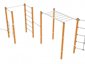Street Workout - COMBI 3 Modelo 3D