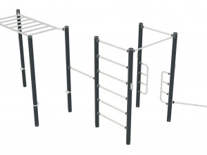 Street Workout - COMBI 3 Modelo 3D
