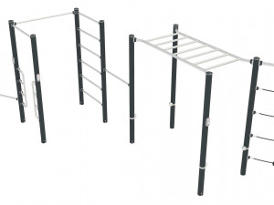 Street Workout - COMBI 3 Modelo 3D