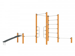 Street Workout - COMBI 2 3D Model