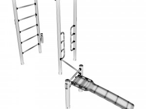 Street Workout - COMBI 2 3D Model