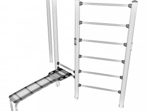 Street Workout - COMBI 1 Modelo 3D