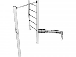 Street Workout - COMBI 1 Modelo 3D