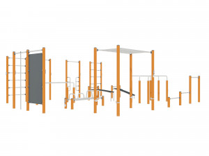 Set of equipment for sports fields Modello 3D