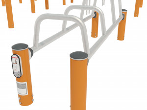 Set of equipment for sports fields Modello 3D