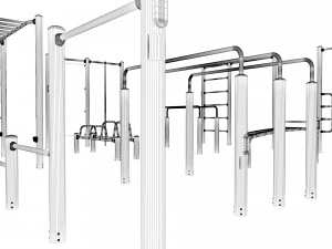 Conjunto de equipamentos para campos desportivos Modelo 3D