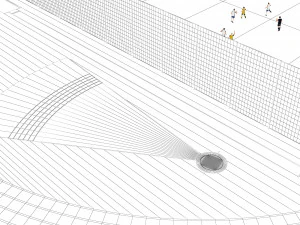 Campo de futebol com jogadores 2 Modelo 3D