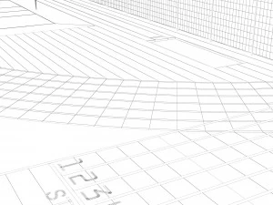 Campo de futebol com jogadores 2 Modelo 3D