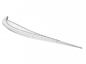 Bench SARDINA - LAB23 3D Model