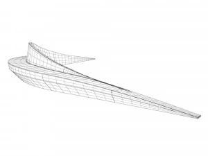 Bench SARDINA - LAB23 3D Model