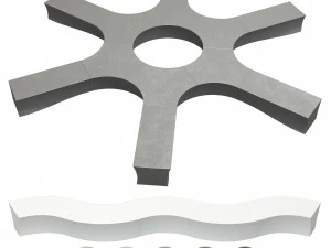 Ławka METEOR Model 3D