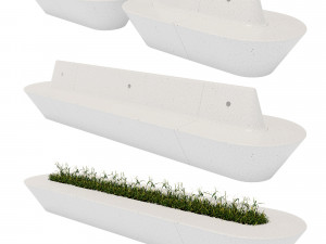 Delta Modular Benches 3D Модель