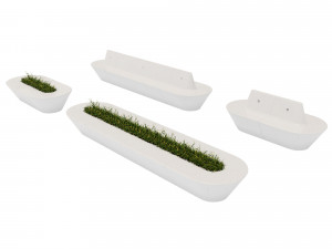 Delta Modular Benches 3D Модель