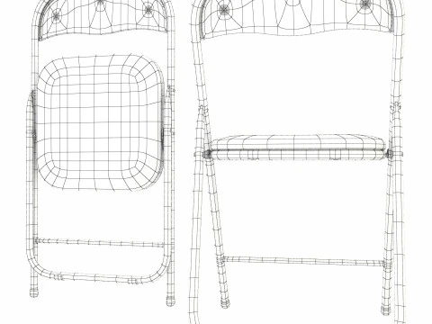 Faild Fold folding chair 3D Model