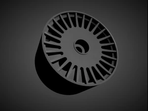 适用于风火轮和 1-64 比例压铸的 vossen 可打印轮圈系列 3D 打印模型