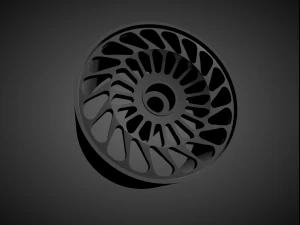 适用于风火轮和 1-64 比例压铸的 vossen 可打印轮圈系列 3D 打印模型