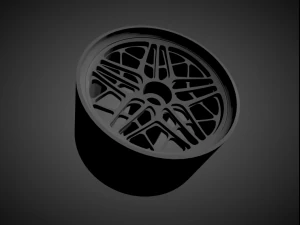 适用于风火轮和 1-64 比例压铸的 vossen 可打印轮圈系列 3D 打印模型