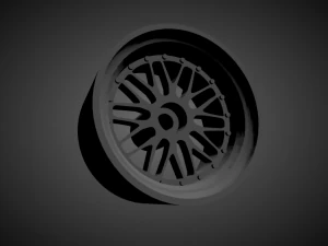 jnc printable rims collection for hotwheels and 1-64 scale diecast 3D Print Model
