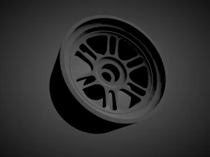 jnc printable rims collection for hotwheels and 1-64 scale diecast 3D Print Model
