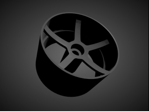 jnc printable rims collection for hotwheels and 1-64 scale diecast 3D Print Model