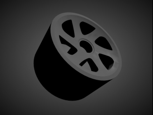 jnc printable rims collection for hotwheels and 1-64 scale diecast 3D Print Model
