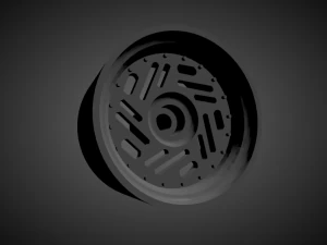 jnc printable rims collection for hotwheels and 1-64 scale diecast 3D Print Model