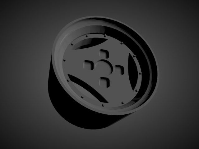 advan a3a scalable and 3d printable rim 3D-Druckmodell .c4d .max .obj .3ds .fbx .stl .blend 